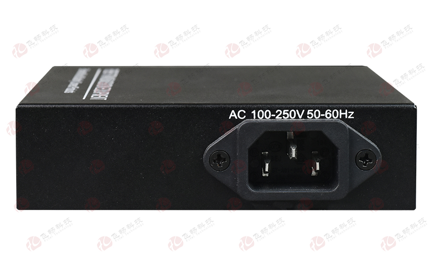 91AV看片入口科技-可远端网管 1路百兆光纤收发器（内置电源）