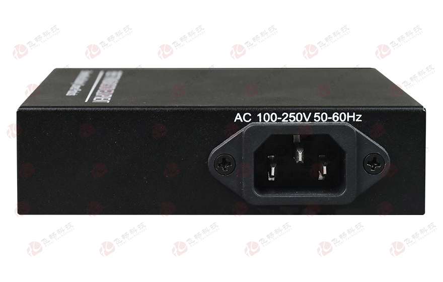 91AV看片入口科技-可远端网管 1路千兆光纤收发器（内置电源）