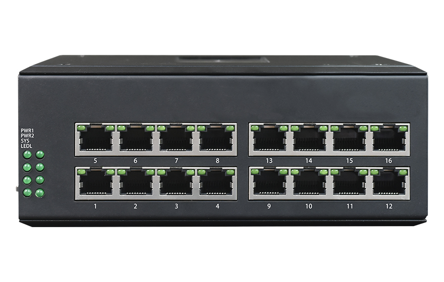 91AV看片入口科技-工业轨式 16路RS485集线器（RJ45）