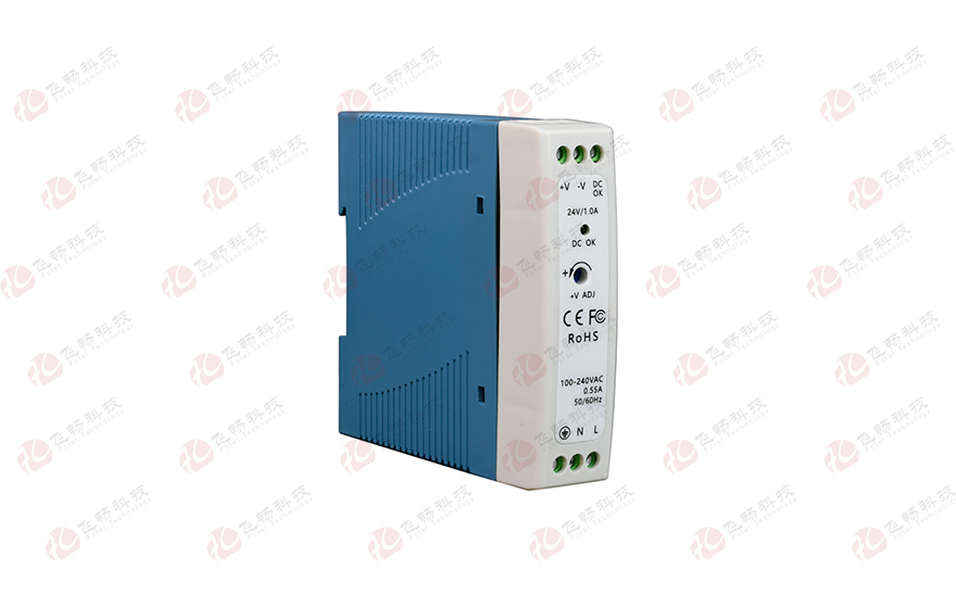 91AV看片入口科技-工业级导轨式 AC220V转 DC12V2A/24V1A  开关电源