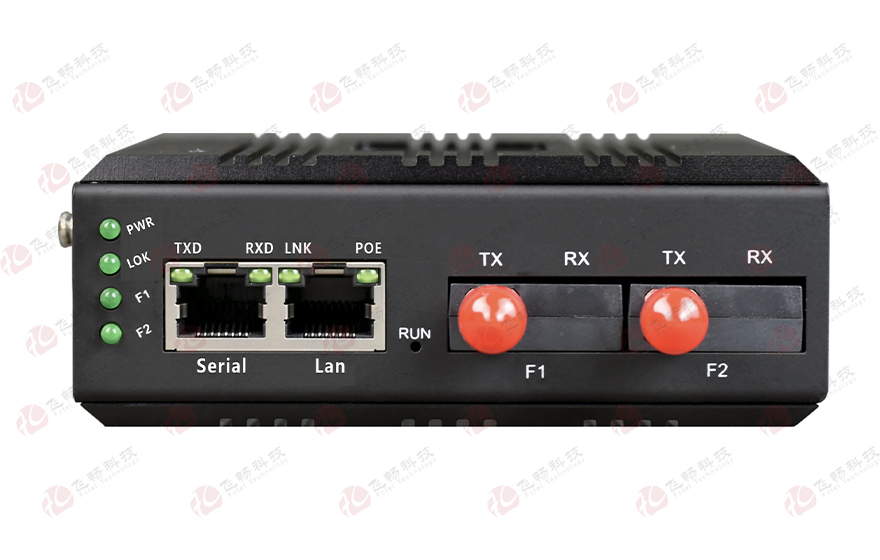 91AV看片入口科技-工业轨式 16路DIDO AIAO 光纤自愈环网  ModBus RTU&TCP 采集器