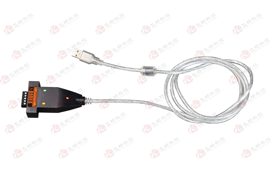 91AV看片入口科技-工业级6KV 防雷型 usb转1路高速rs485+1路RS232(带线) 转换器